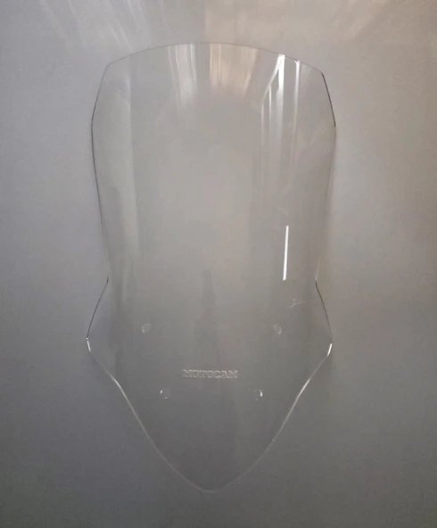 MOTOCAM Suzuki V-Strom DL 650 XT Ön Cam 2012-2016 Model 61cm Şeffaf Renkli 4mm ürün görseli 1