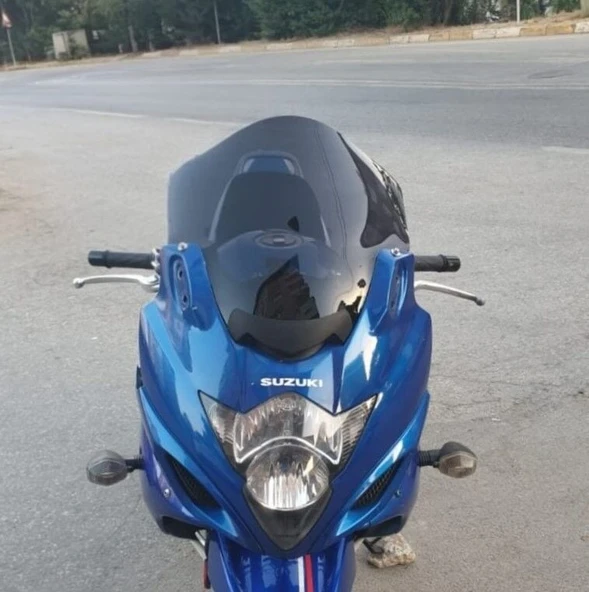 MOTOCAM Suzuki GSX 650 F Ön Cam 2008-2012 Model 40cm Siyah Renkli ürün görseli 1