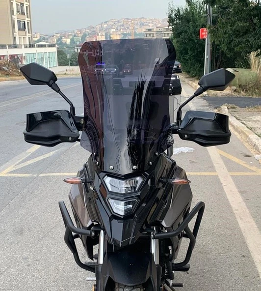 MOTOCAM SYM NHT 200 Ön Cam 2023-2026 Model 50cm Siyah Renkli 4mm ürün görseli 1
