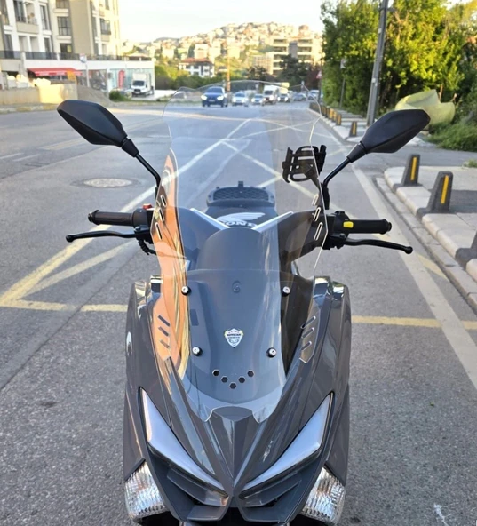 MOTOCAM Volta Revolt RSX4 Ön Cam 2022-2026 Model 75cm Şeffaf Renkli 4mm ürün görseli 1