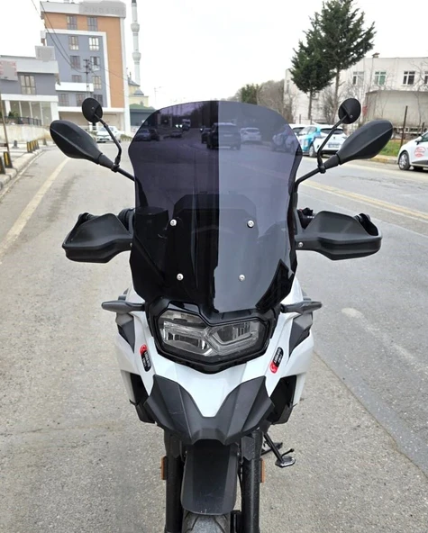 MOTOCAM Bmw F 800 GS Ön Cam 2024-2026 Model 44cm Siyah Renkli 4mm ürün görseli 1