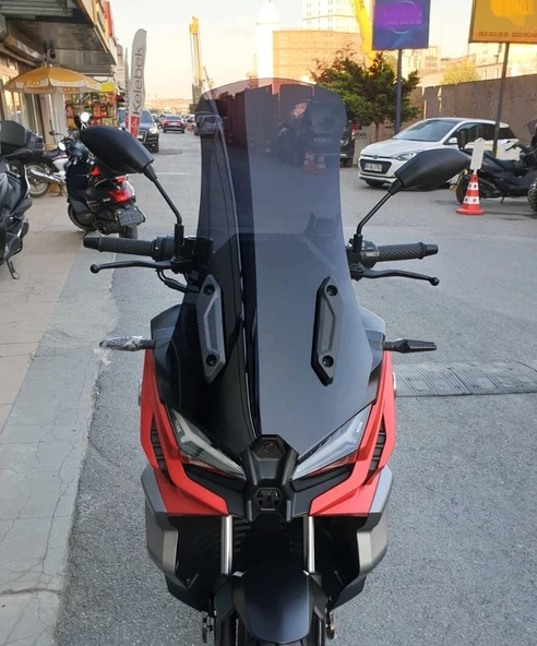MOTOCAM Voge SR1 ADV Ön Cam 2023-2026 Model 71cm Siyah Renkli 4mm ürün görseli 1