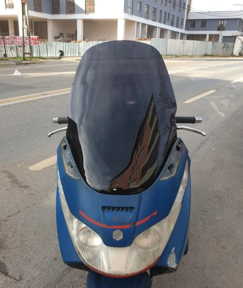 MOTOCAM Piaggio X8 200 Ön Cam 2004-2006 Model 70cm Siyah Renkli 4mm ürün görseli 1