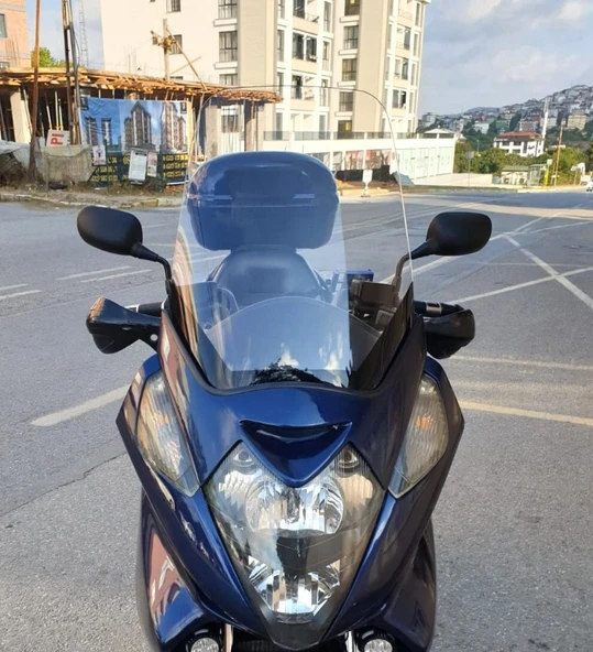 MOTOCAM Honda Silverwing FJS 600 Ön Cam 2001-2012 Model 56cm Şeffaf Renkli 4mm ürün görseli 1