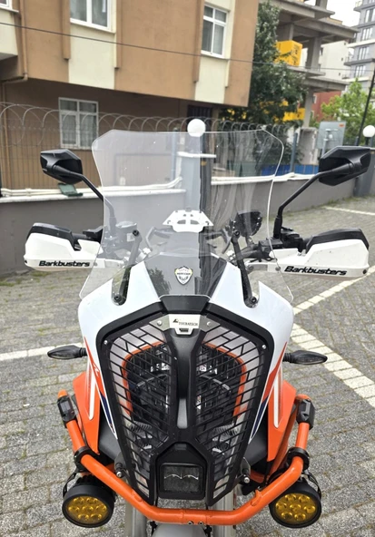 MOTOCAM KTM 1290 Super Adventure Ön Cam 2021-2026 Model 41cm Şeffaf Renkli ürün görseli 1