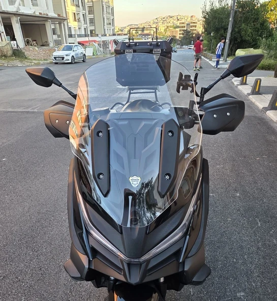 MOTOCAM Voge SR4 Ön Cam 2022-2026 Model 54cm Şeffaf Renkli 4mm ORİJİNAL BOYLU ürün görseli 1