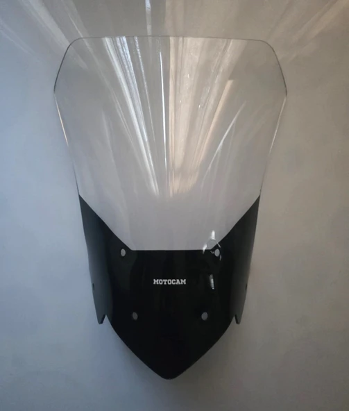 MOTOCAM Mondial Rx1 İ Evo Ön Cam 2018-2020 Model 50cm Şeffaf Renkli 4mm ürün görseli 1
