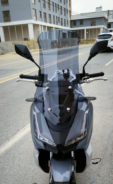 MOTOCAM Arora Beatrix 150 Ön Cam 2023-2026 Model 75cm Füme Renkli 4mm UZUN ürün görseli 1