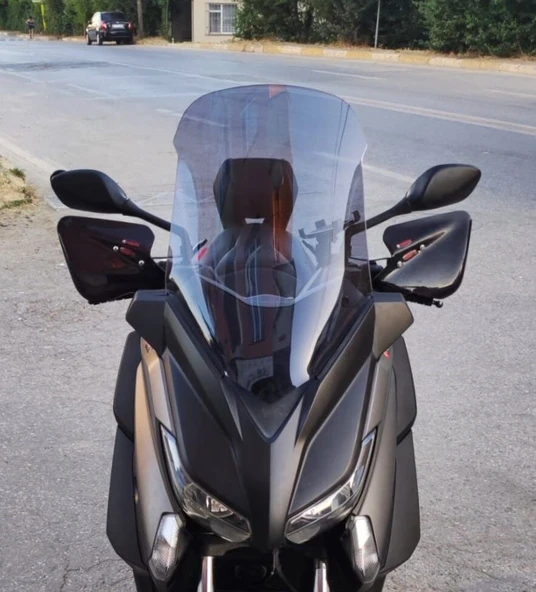 MOTOCAM Yamaha Xmax Ön Cam 2014-2017 Model 58cm Füme Renkli 4mm ürün görseli 1