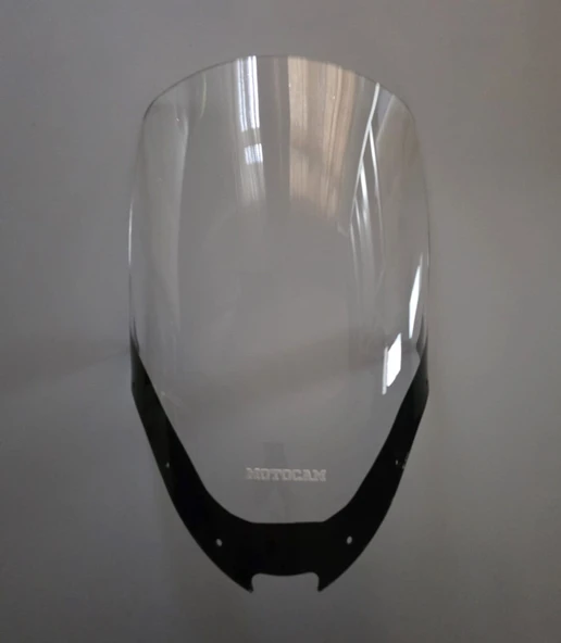 MOTOCAM SYM Joyride 200 Ön Cam 2002-2008 Model 55cm (Karbüratörlü) Şeffaf Renkli 4mm ürün görseli 1
