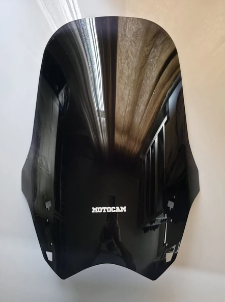 MOTOCAM Yamaha FJR 1300 Ön Cam 2012-2020 Model 64cm Siyah Renkli 4mm ürün görseli 1