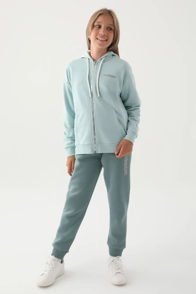 Kız Çocuk Mint Sweatshirt - Resim 5