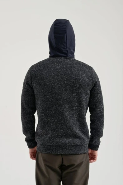 Exuma Erkek Siyah Polar Sweat 2311136 - Resim 4