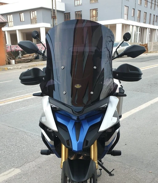 MOTOCAM Voge DS 625X Ön Cam 2023-2026 Model 65cm Siyah Renkli 4mm UZUN CAM ürün görseli 1