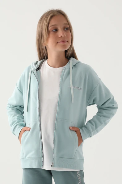 Kız Çocuk Mint Sweatshirt ürün görseli 1