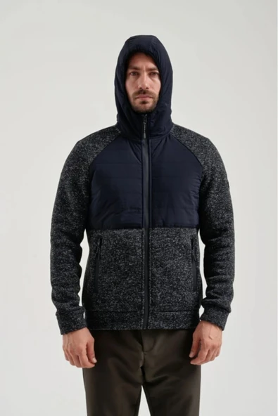 Exuma Erkek Siyah Polar Sweat 2311136 - Resim 2
