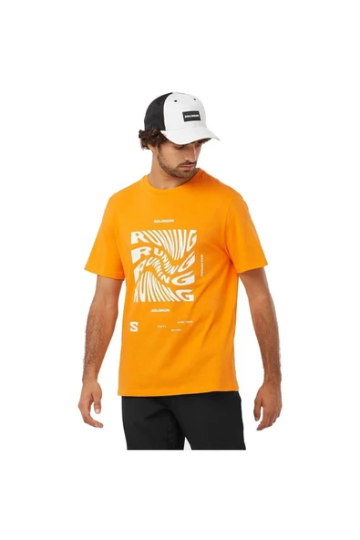 Salomon Running Graphic Ss Tee Erkek T-Shirt ürün görseli 1