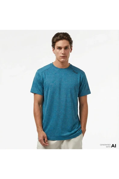 Trespass Doyle Dlx Erkek Mavi Günlük T-Shirt ürün görseli 1