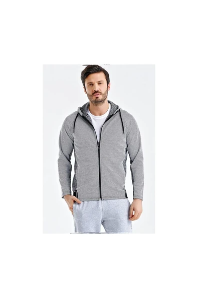 Sweat Poly. Kapşonlu Grey M ürün görseli 1