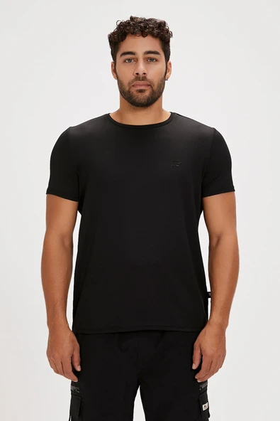 Frank Erkek T-shirt Siyah ürün görseli 1