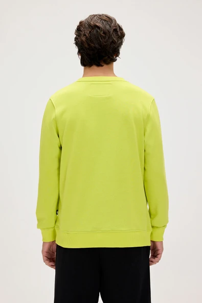 Bad Bear Gator Yeşil Erkek Baskılı Sweatshirt - Resim 4