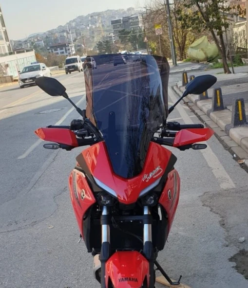 MOTOCAM Yamaha Tracer 700 Ön Cam 2021-2026 Model 59cm Siyah Renkli 4mm ürün görseli 1