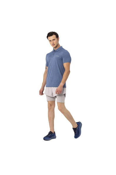 Merrell Pace Erkek Mavi Polo Tişört - Resim 4