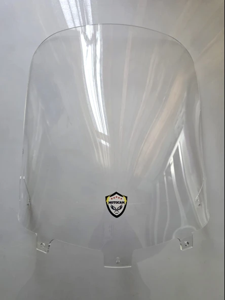 MOTOCAM Yamaha Xmax Ön Cam 2007-2010 Model 47cm Şeffaf Renkli 4mm ORİJİNAL BOYLU ürün görseli 1
