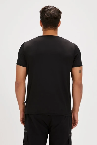 Bad Bear Frank Erkek T-shirt Siyah - Resim 3