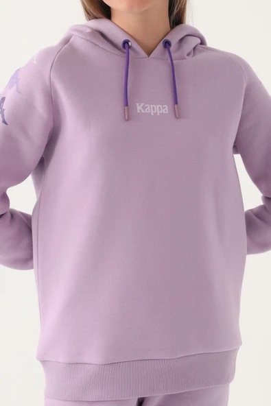 Kappa Kız Çocuk Lila Sweatshirt - Resim 3