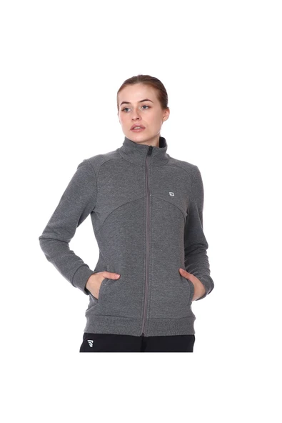 Sportive Raswomust Kadin Antrasit Günlük Stil Sweatshirt 711209-ANT ürün görseli 1