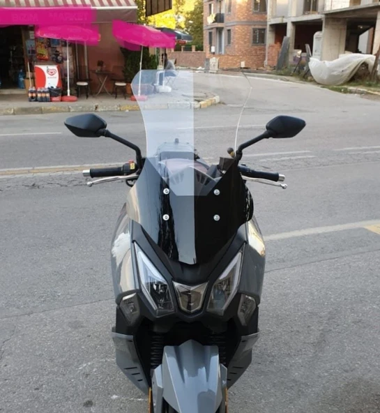 MOTOCAM SYM Joyride 300 Ön Cam 2023-2026 Model 65cm Şeffaf Renkli 4mm ORTA BOYLU ürün görseli 1