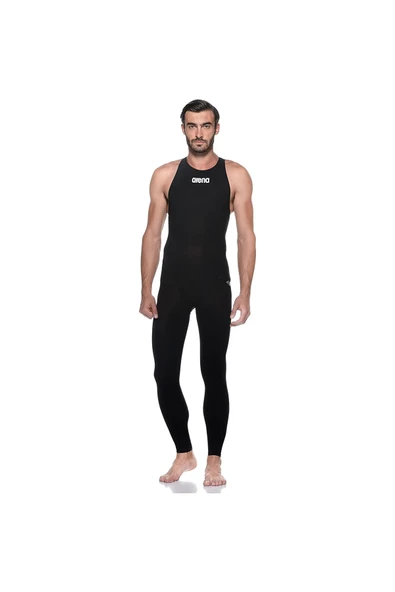Man Full Leg Suit Vıı Powerskin Erkek Siyah Yüzücü Yarış Mayosu 2512450 ürün görseli 1