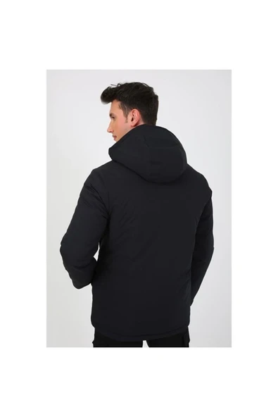 Exuma Erkek Siyah Mont Winter Jacket 2311002 - Resim 5