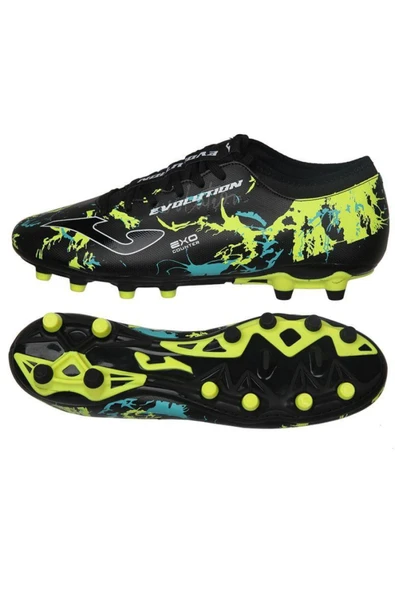 EVOLUTION 2301 BLACK LEMON FLUOR FIRM GROUND KRAMPON - Resim 3