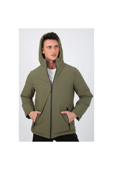 Erkek Haki Mont Winter Jacket 2311002-801 ürün görseli 1