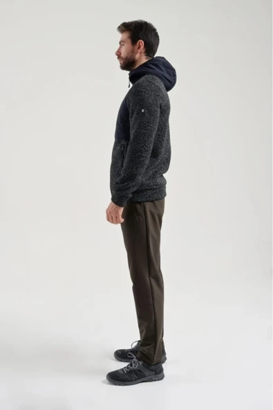 Exuma Erkek Siyah Polar Sweat 2311136 - Resim 8