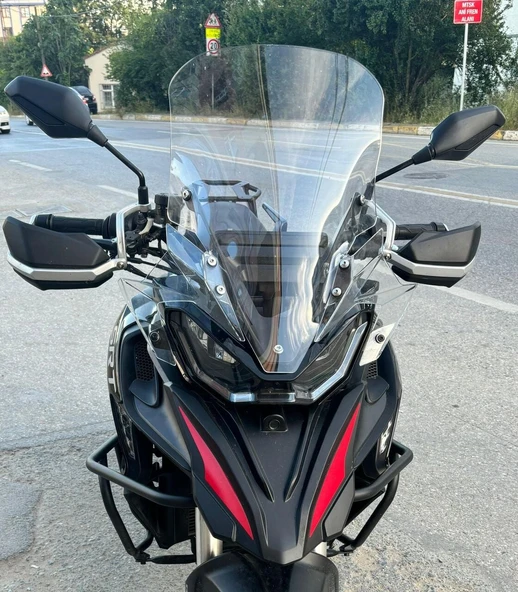 MOTOCAM RKS SRT 800 SX Ön Cam 2023-2026 Model 61cm Şeffaf Renkli 4mm ürün görseli 1