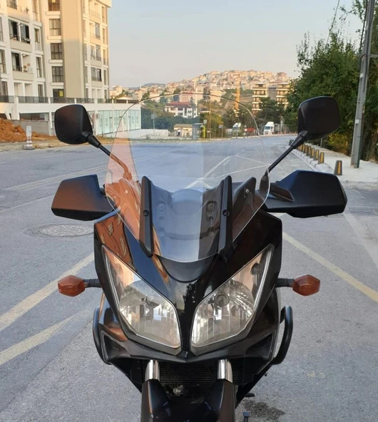 MOTOCAM Suzuki V-strom DL 1000 Ön Cam 2004-2010 Model 45cm Şeffaf Renkli 4mm ürün görseli 1