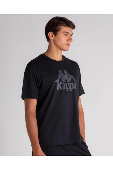 Kappa Authentic Tahitix Erkek Siyah Regular Fit Tişört - Resim 3
