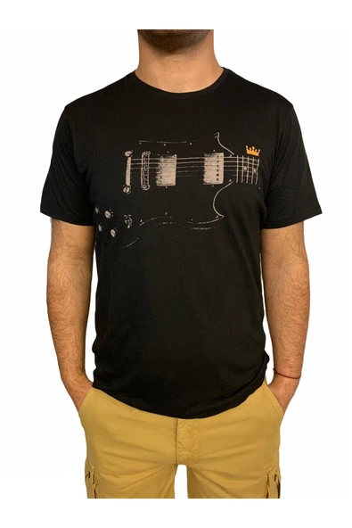 Tshirt Erkek Siyah Tshirt 21537-02 ürün görseli 1