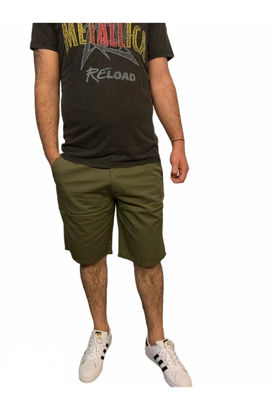 Chino Erkek Haki Şort 21706-03 ürün görseli 1