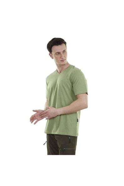 Vortex Erkek T-shirt Yeşil - Resim 2