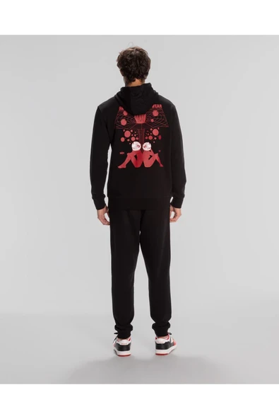 Authentic Space Jump Hoodie Erkek Siyah Regular Hoodie ürün görseli 1