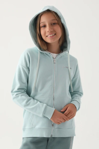 Kız Çocuk Mint Sweatshirt - Resim 2