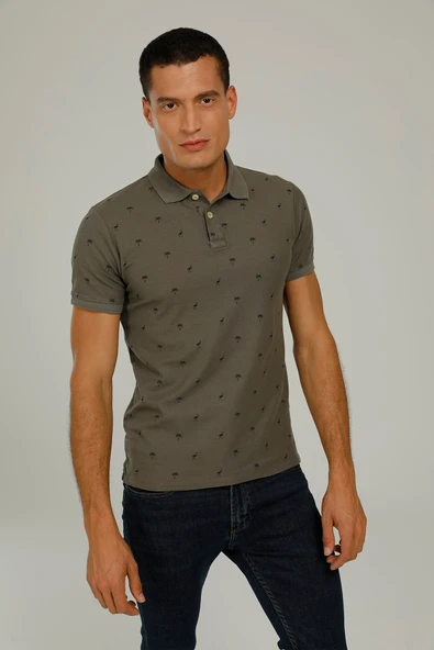 Superfly 22971-men Poloshırt K.hak Haki Erkek Kısa Kol T-shirt ürün görseli 1