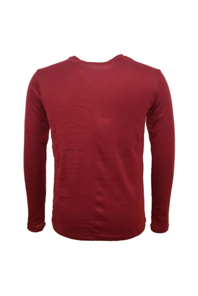 Exuma Erkek Bordo Thermal Tshirt - Resim 2