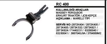 DODO MARŞ ÇATALI PERKINS MF/ERKURT TRAKTÖR /JCB -MASSEY- MARELLI TİP ürün görseli 1
