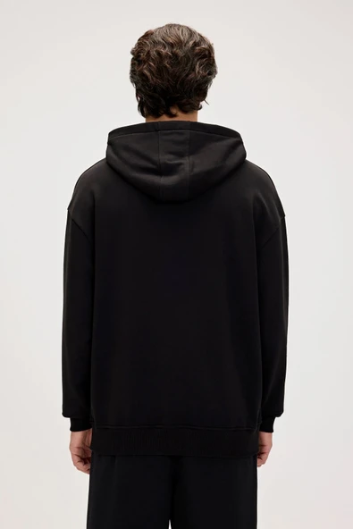 Bad Bear Erkek Oversize Kapüşonlu Sweatshirt - Resim 6