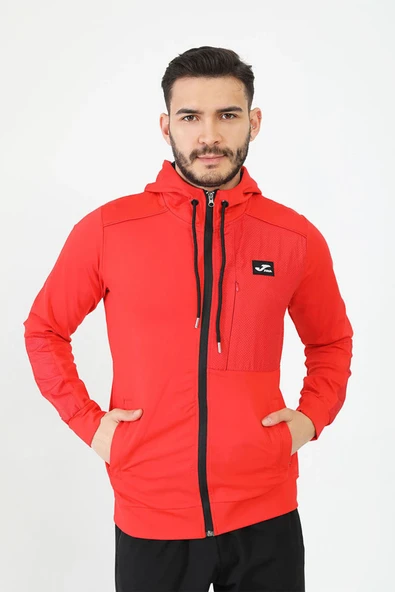 Erkek Günlük Sweatshirt Kapşonlu Full Zip Poly.Crush M 4232302 ürün görseli 1